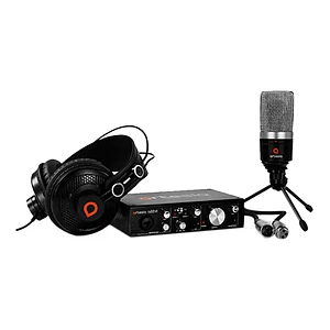 Interfaz de audio Artesia para Grabación color negro 24-bit 96kHz USB XLR ARB4 