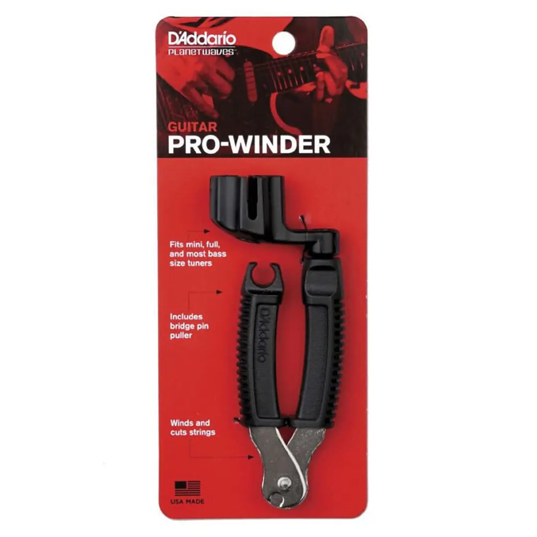 Tensor de cuerdas Daddario 3 En 1 Pro-Winder guitarras banjos mandolinas Dp0002  6