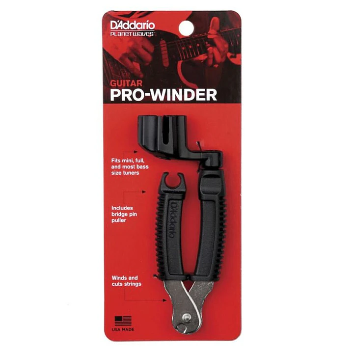 Tensor de cuerdas Daddario 3 En 1 Pro-Winder guitarras banjos mandolinas Dp0002  6