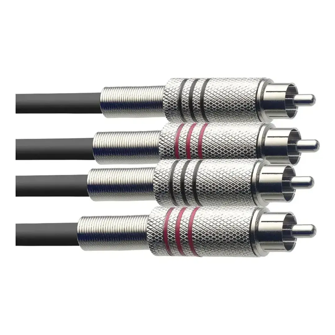 Cable 2 RCA-2 RCA Stagg 3 Metros STC3C 3