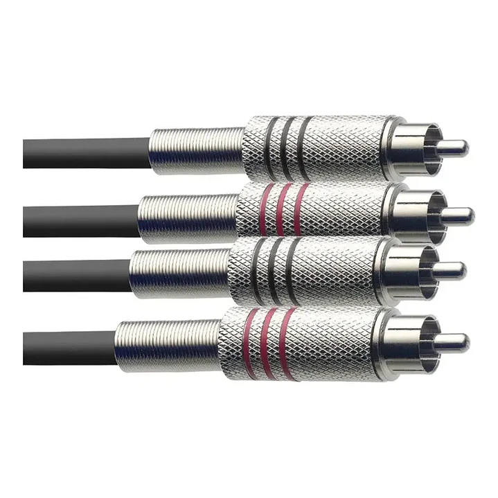 Cable 2 RCA-2 RCA Stagg 3 Metros STC3C 3