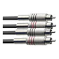 Cable 2 RCA-2 RCA Stagg 3 Metros STC3C - Miniatura 3