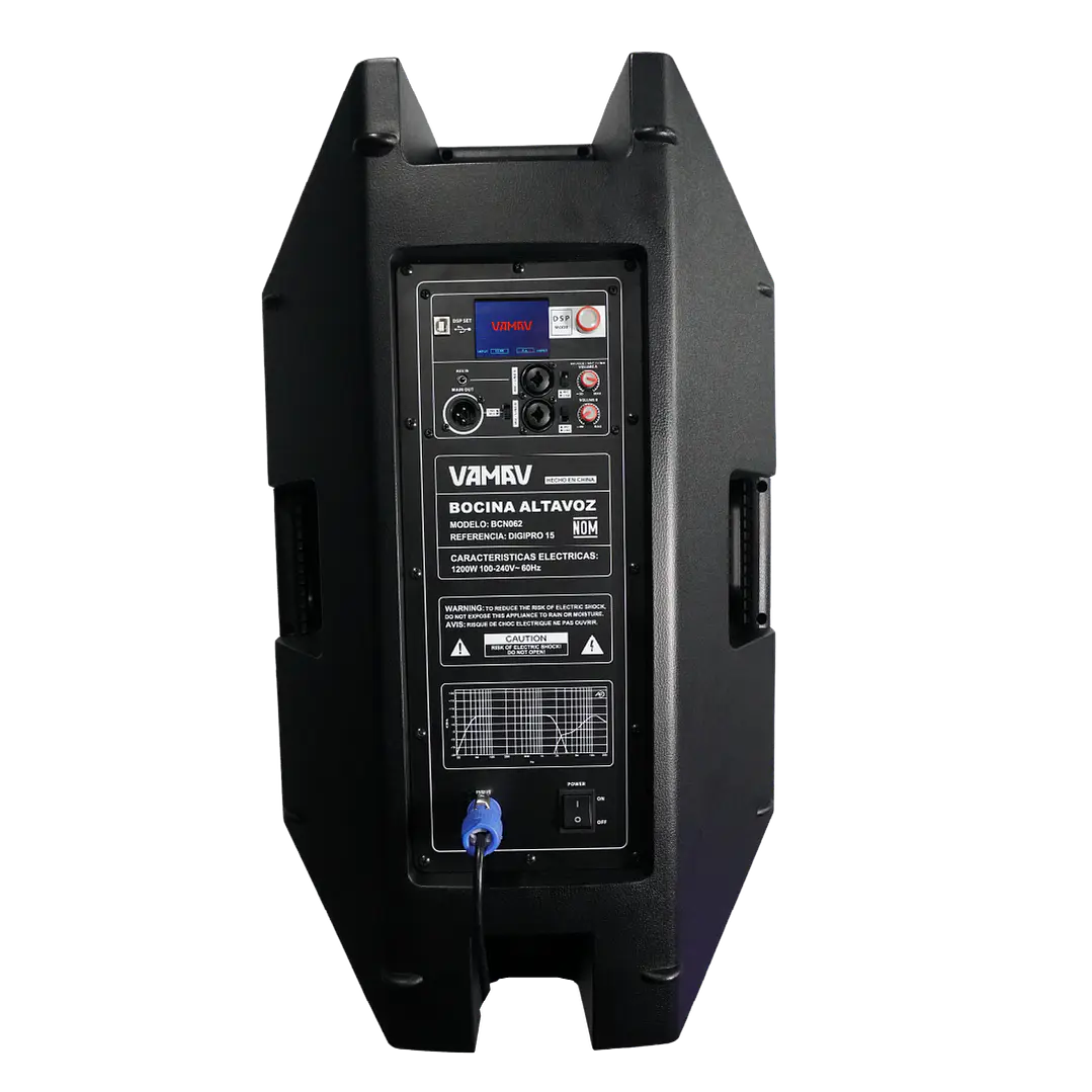 Caja activo VAMAV 600W 15 pulgadas DIGIPRO 15 2