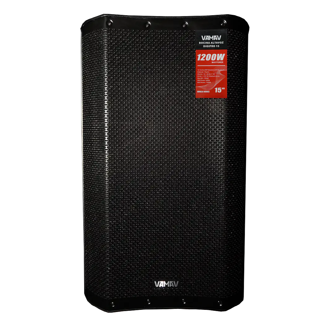 Caja activo VAMAV 600W 15 pulgadas DIGIPRO 15 1