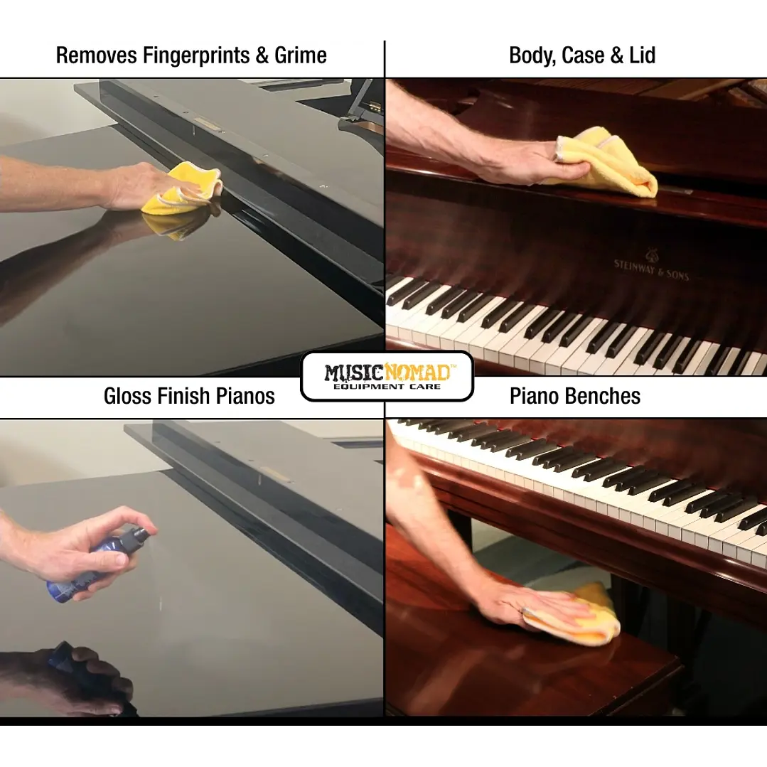 Limpiador de pianos MusicNomad The Piano ON MN130 3