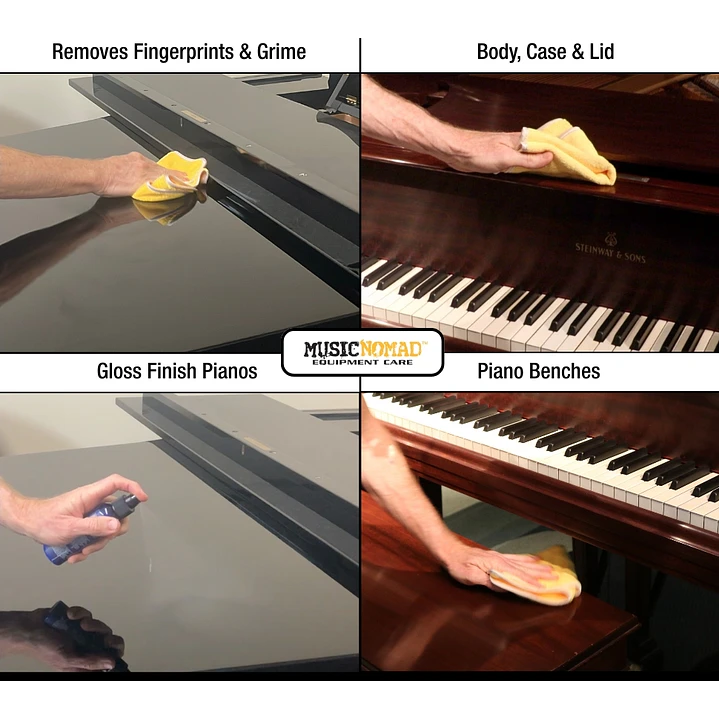 Limpiador de pianos MusicNomad The Piano ON MN130 3