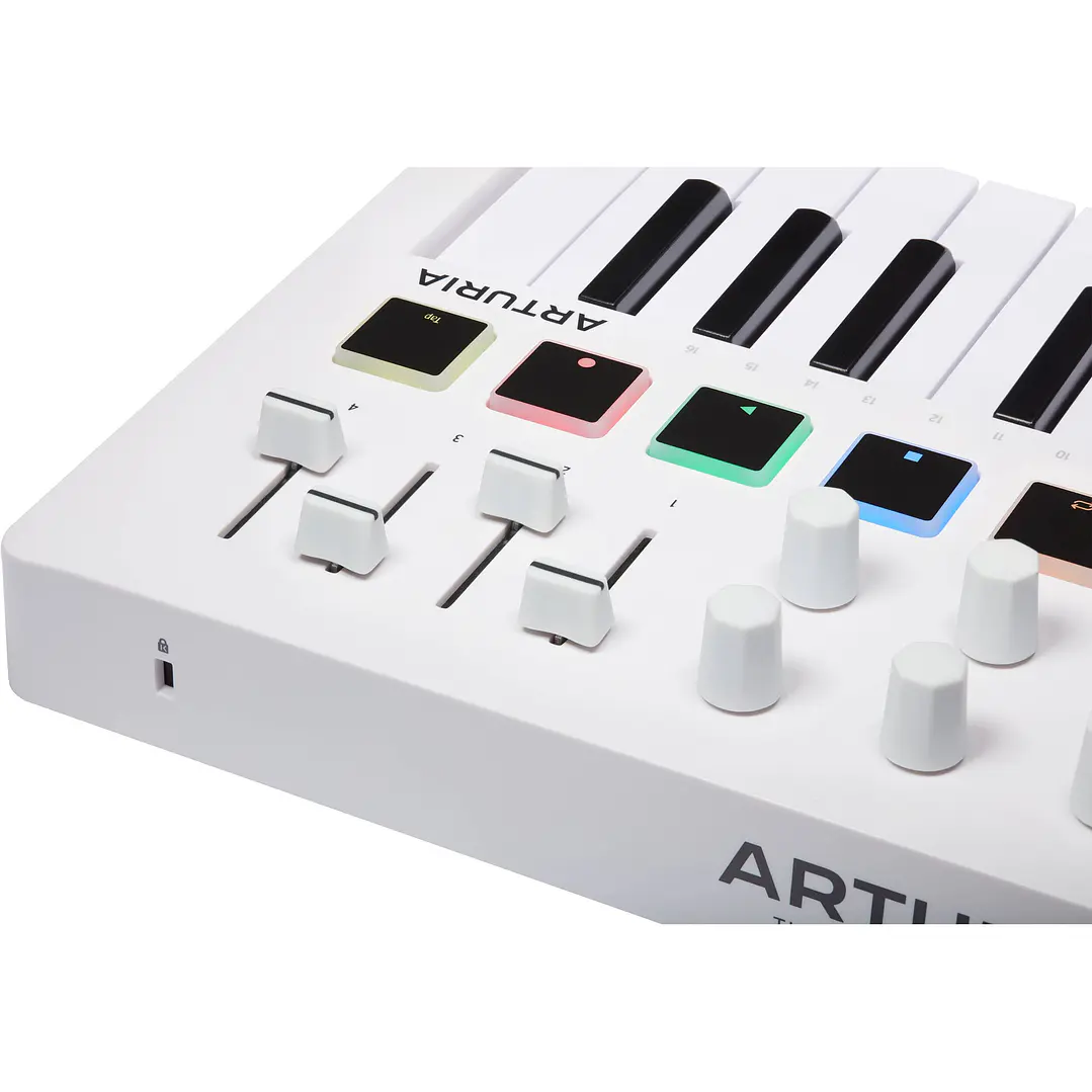 Controlador Midi Arturia 25 teclas blanco MINILAB 3  3