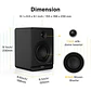Par de Monitores de estudio Donner DMS-5 - Miniatura 9