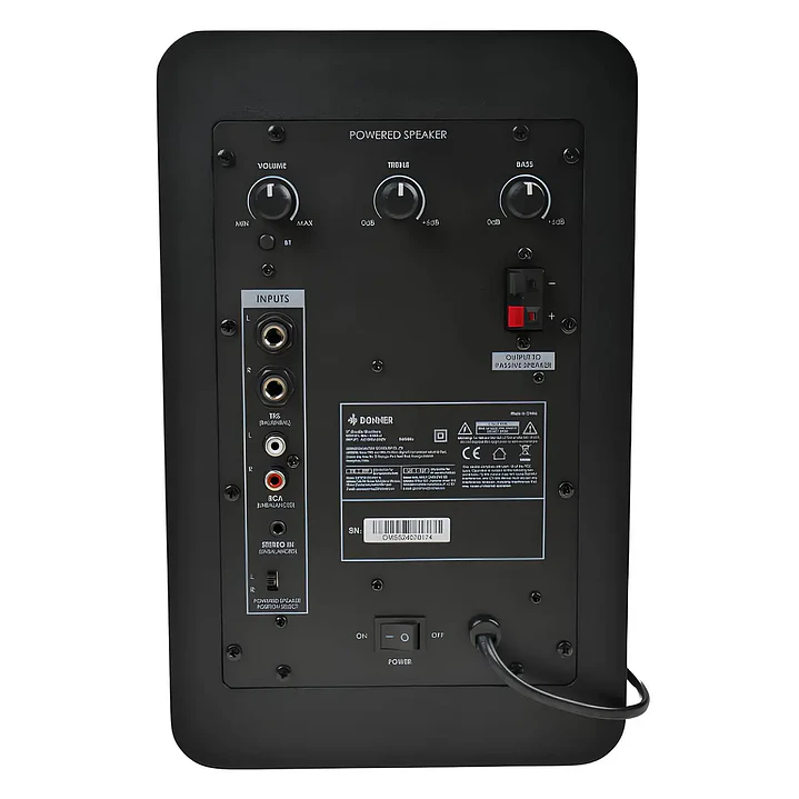Par de Monitores de estudio Donner DMS-5 3
