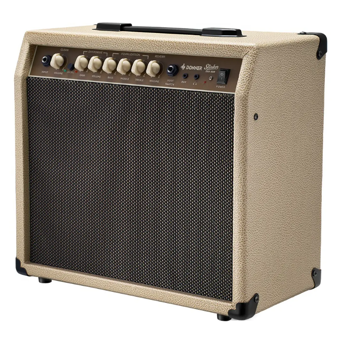 Amplificador Guitarra Donner DSK-30R Beige EC7603 1