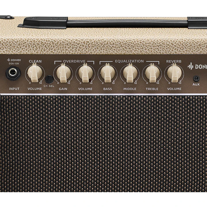 Amplificador Guitarra Donner Beige DSK-15R EC7600  4