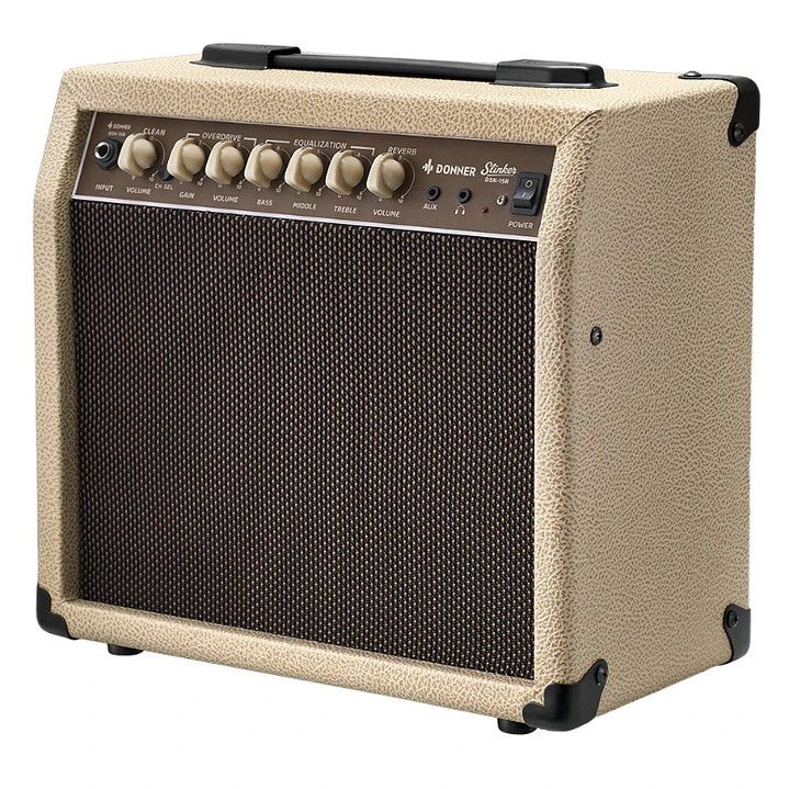 Amplificador Guitarra Donner Beige DSK-15R EC7600  2