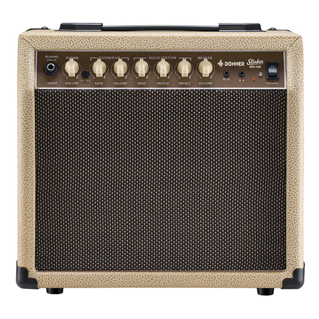 Amplificador Guitarra Donner Beige DSK-15R EC7600  1
