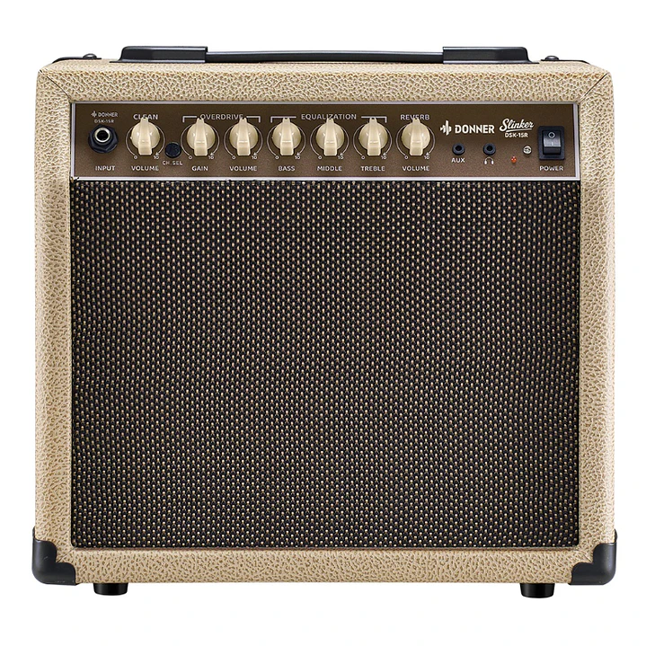 Amplificador Guitarra Donner Beige DSK-15R EC7600  1