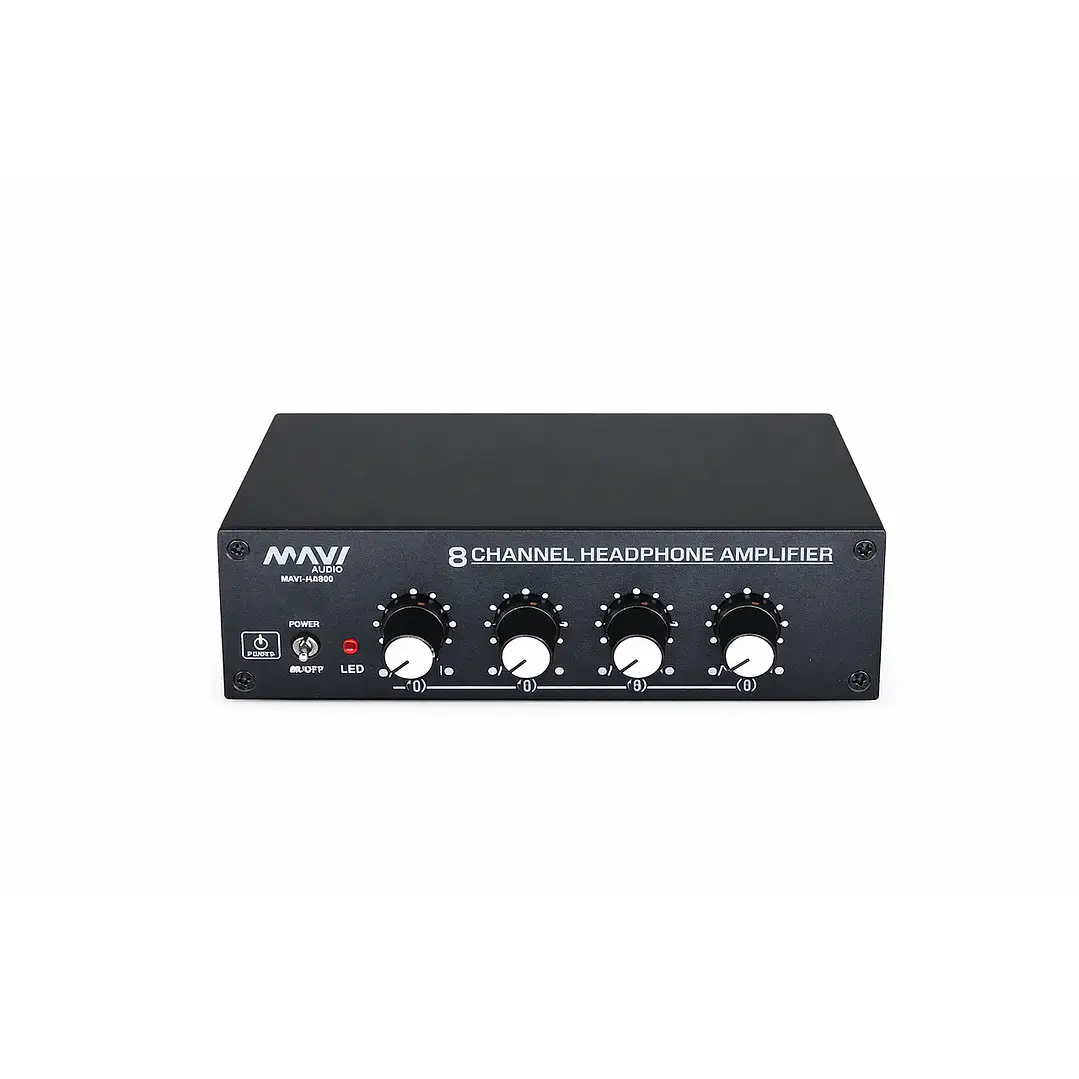 Amplificador de Audifonos Mavi audio 8CH MAVI-HA800 1