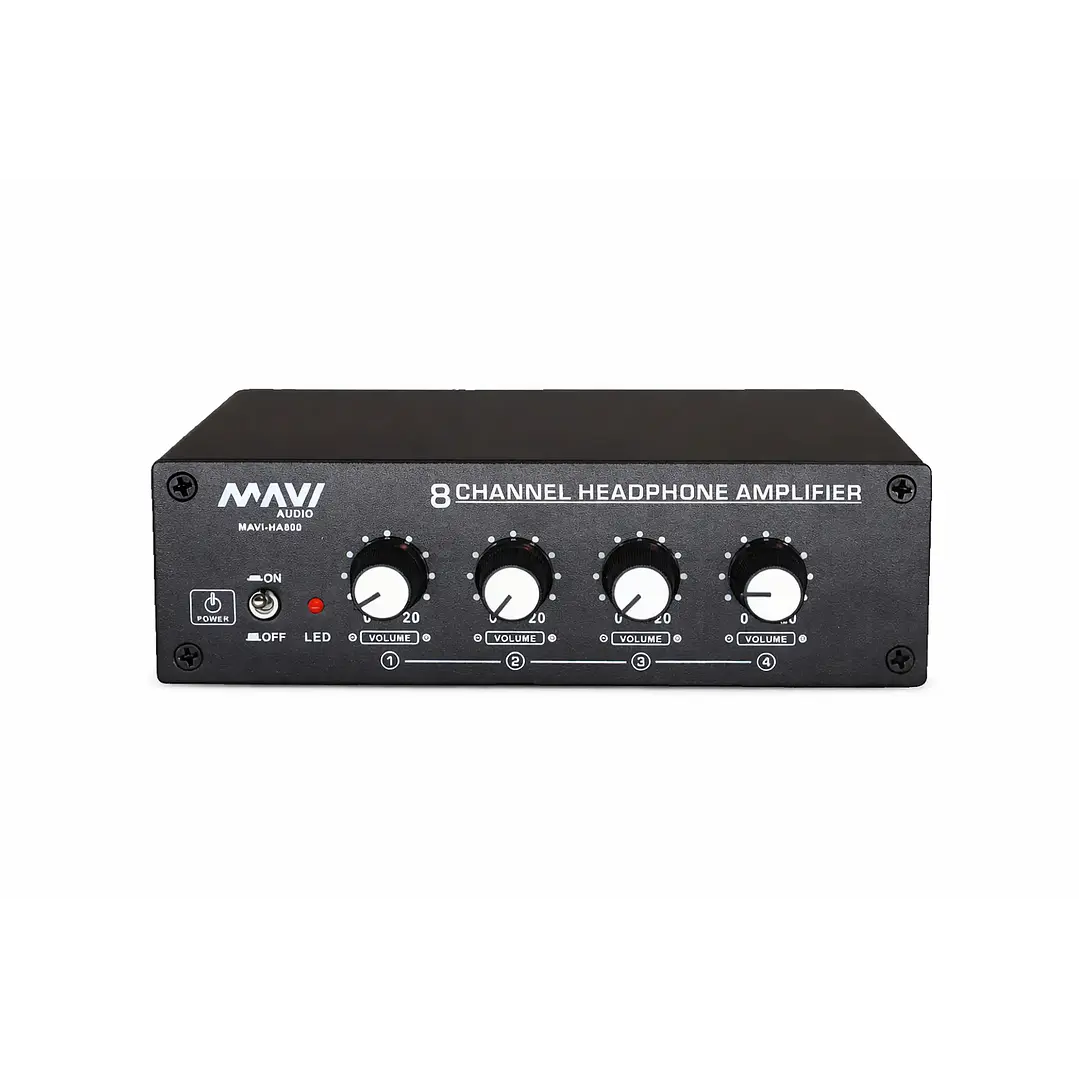 Amplificador de Audifonos Mavi audio 8CH MAVI-HA800 2