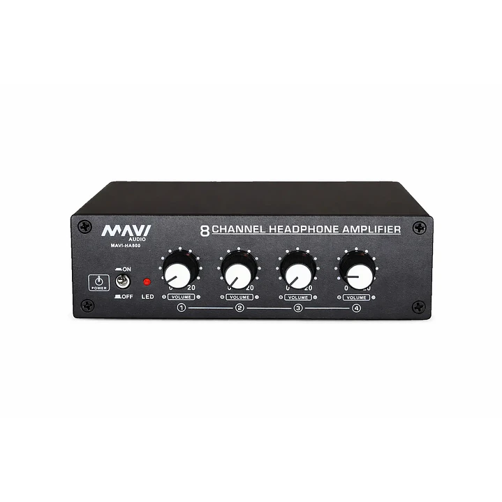 Amplificador de Audifonos Mavi audio 8CH MAVI-HA800 2