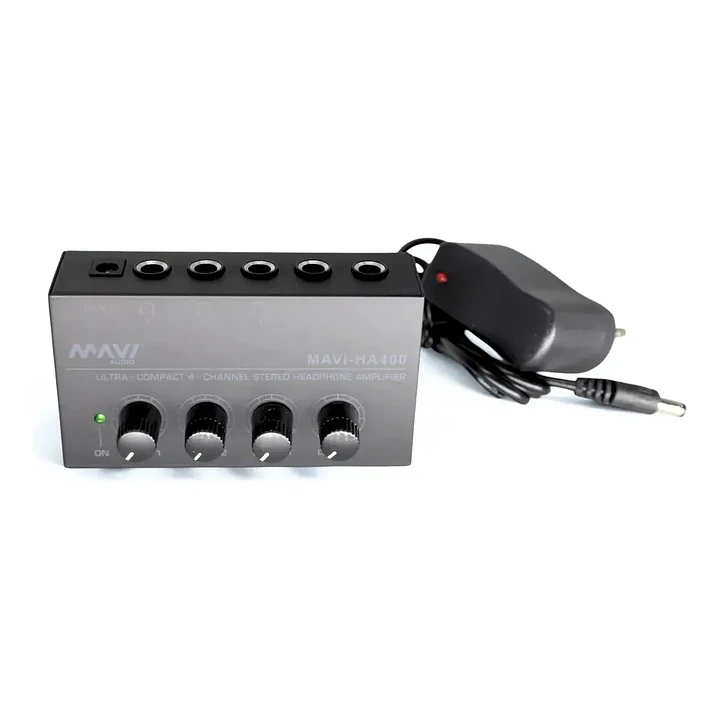 Amplificador de Audifonos Mavi audio 4 salidas MAVI-HA400 3