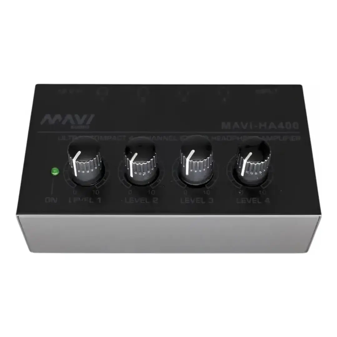 Amplificador de Audifonos Mavi audio 4 salidas MAVI-HA400 1