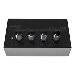 Amplificador de Audifonos Mavi audio 4 salidas MAVI-HA400