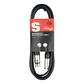 Cable Micrófono XLR M-XLR H 3M SMC3 STAGG - Miniatura 1