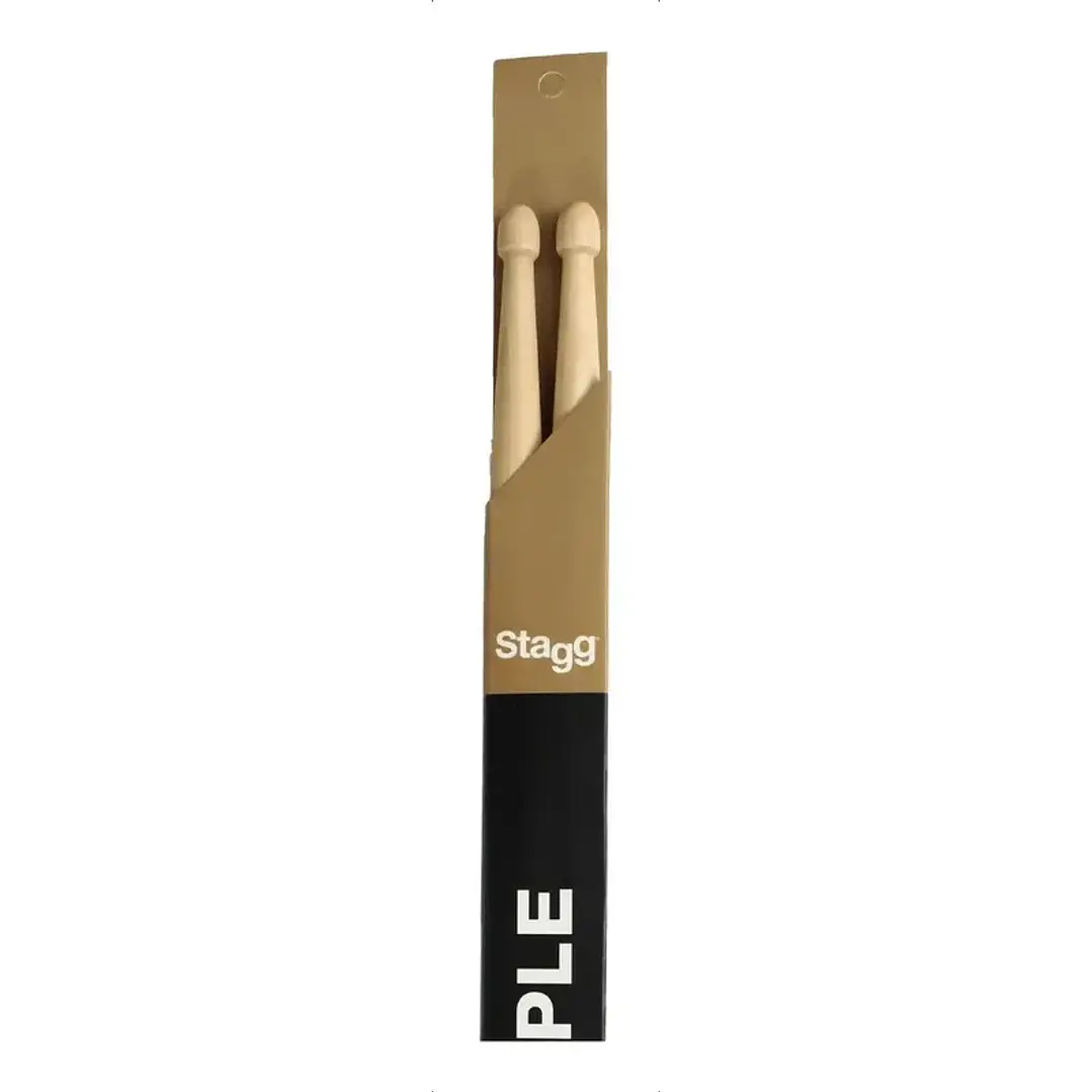 Baqueta 7A Maple Stagg Punta Madera SM7A  3