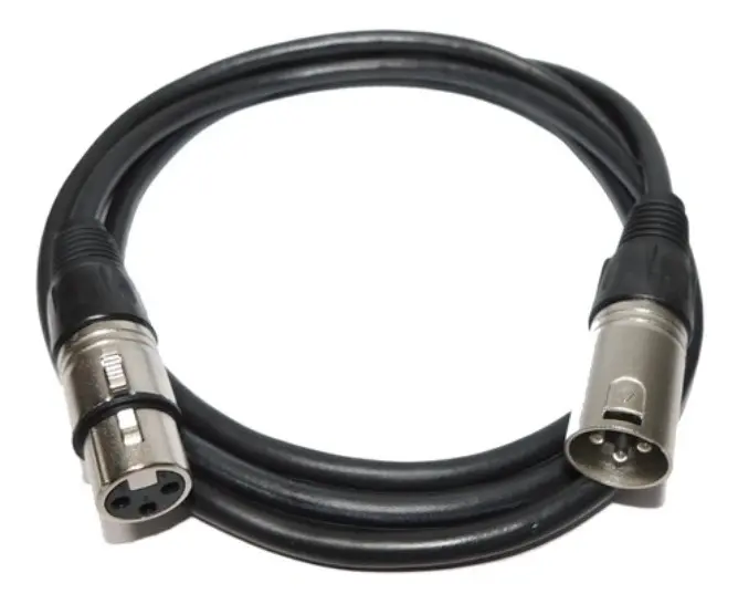 Cable de Micrófono Stagg SMC1 XLR-XLR 1 Metro Negro