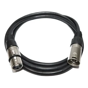 Cable de Micrófono Stagg SMC1 XLR-XLR 1 Metro Negro