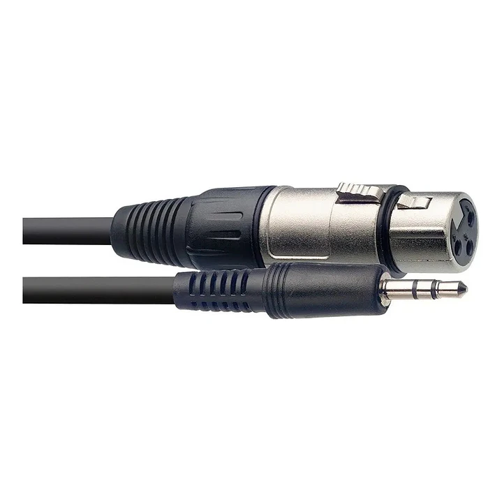 Cable audio Stagg Mini TRS-XLR/H 3 Metros SAC3MPSXF 2