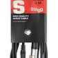 Cable audio Stagg Mini TRS-XLR/H 3 Metros SAC3MPSXF - Miniatura 1
