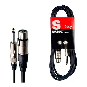 Cable micrófono Stagg TS-XLR/H 6 Metros SMC6XP