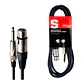 Cable micrófono Stagg TS-XLR/H 6 Metros SMC6XP - Miniatura 1