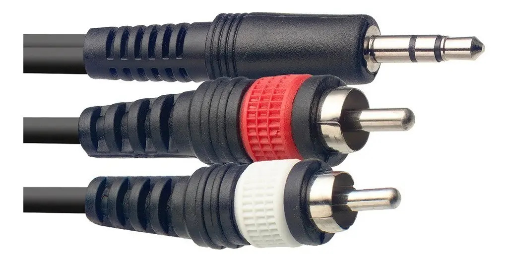 Cable audio Stagg Mini plug-2RCA 3 Metros SYC3/MPS2CME