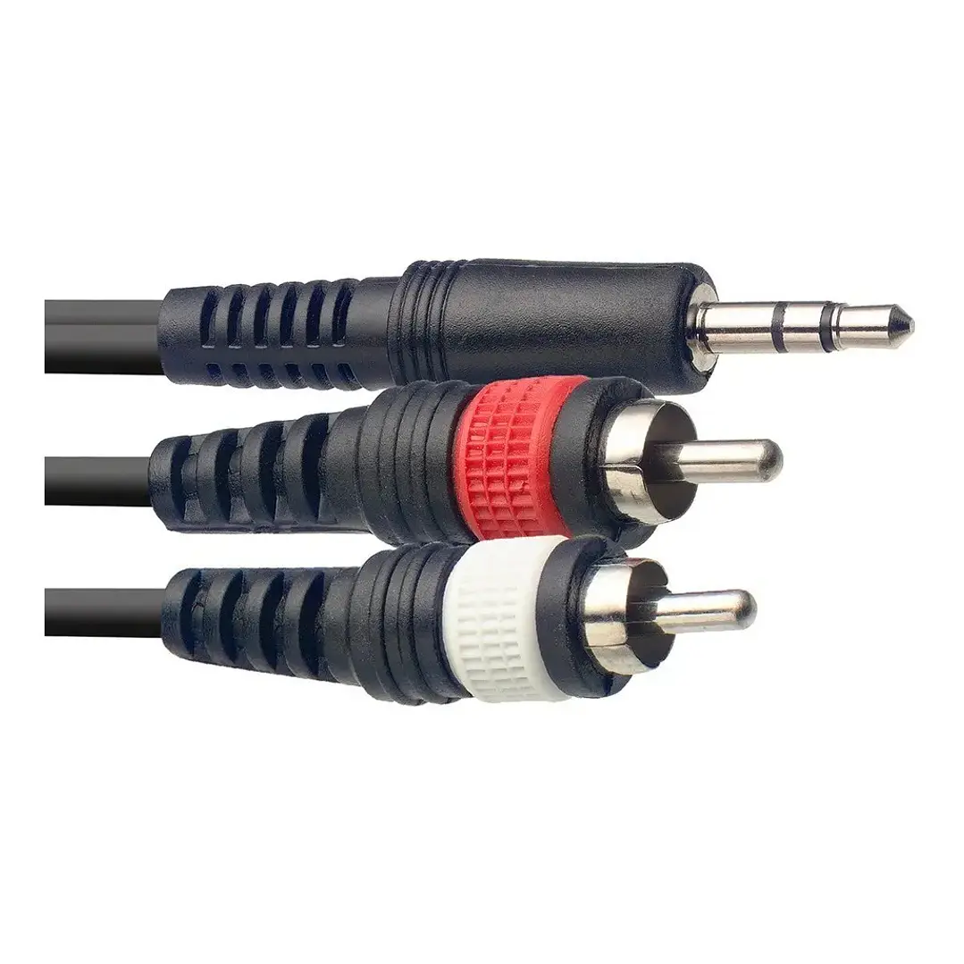 Cable audio Stagg Mini plug-2RCA 3 Metros SYC3/MPS2CME 1