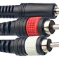 Cable audio Stagg Mini plug-2RCA 3 Metros SYC3/MPS2CME - Miniatura 1