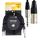 Cable TRS-XLR/M 3 Metros NAC3PSXMR STAGG - Miniatura 1