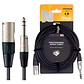 Cable audio Stagg TRS-XLR/M 6 Metros NAC6PSXMR STAGG - Miniatura 2