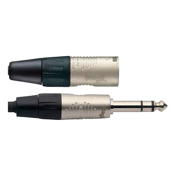 Cable audio Stagg TRS-XLR/M 6 Metros NAC6PSXMR STAGG 3