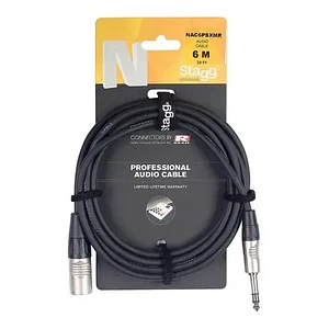 Cable audio Stagg TRS-XLR/M 6 Metros NAC6PSXMR STAGG