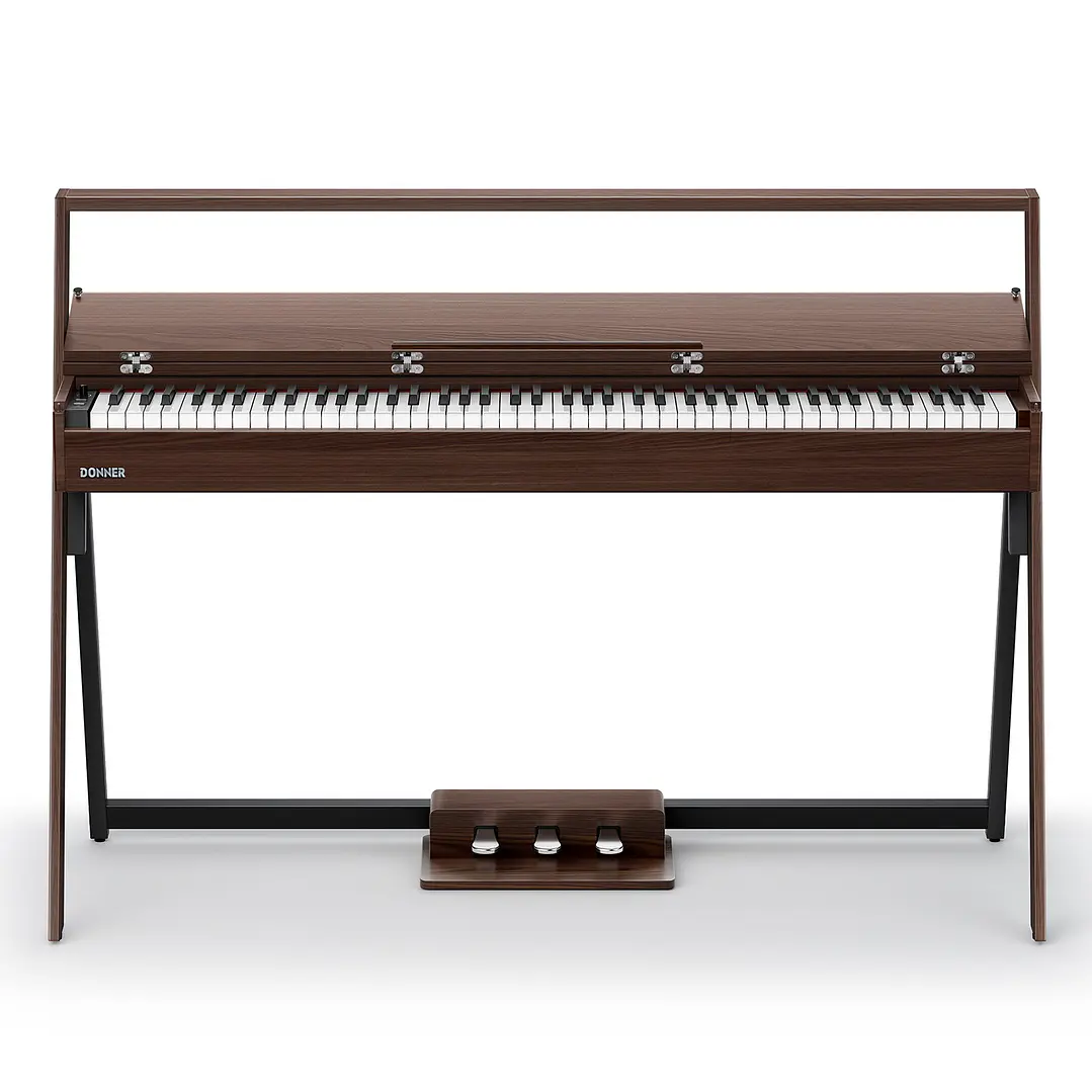 Piano digital Donner con 88 teclas color nogal Oura R300 1