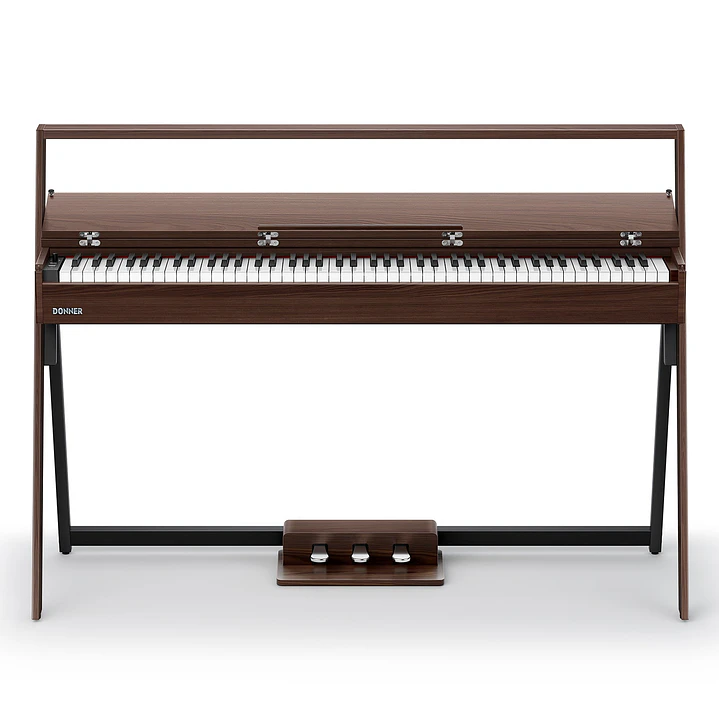 Piano digital Donner con 88 teclas color nogal Oura R300 1