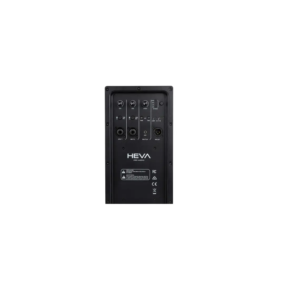 Caja activa Heva Pro Audio C12 280W de 12