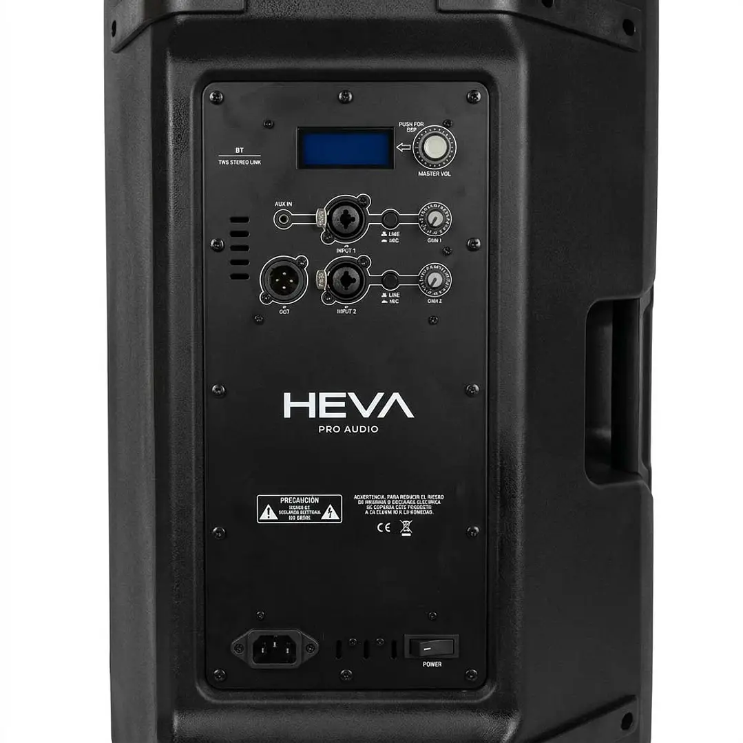 Caja activa Heva Pro Audio D12 500W de 12