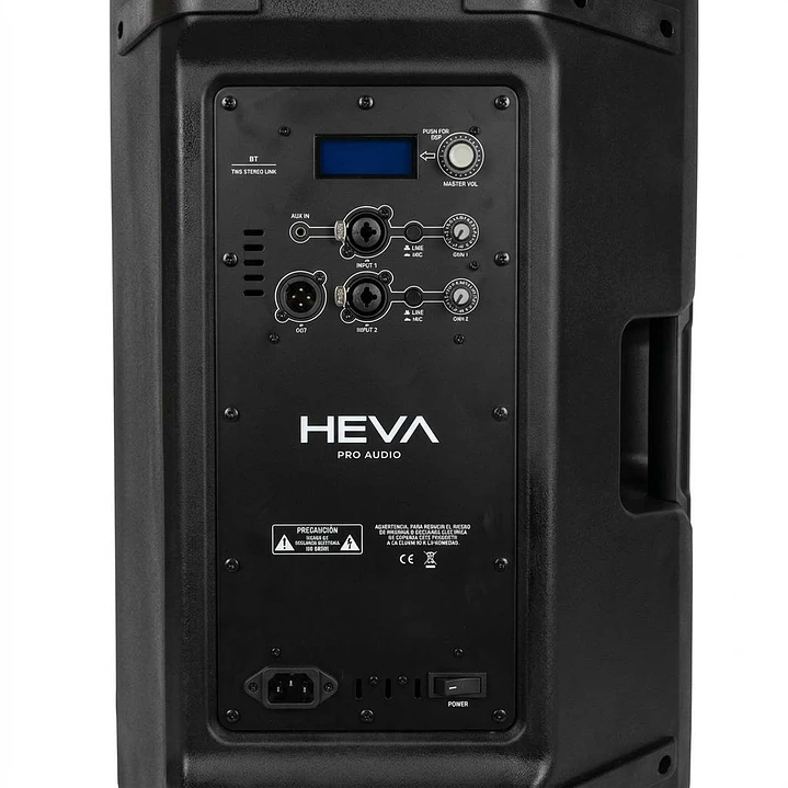 Caja activa Heva Pro Audio D12 500W de 12