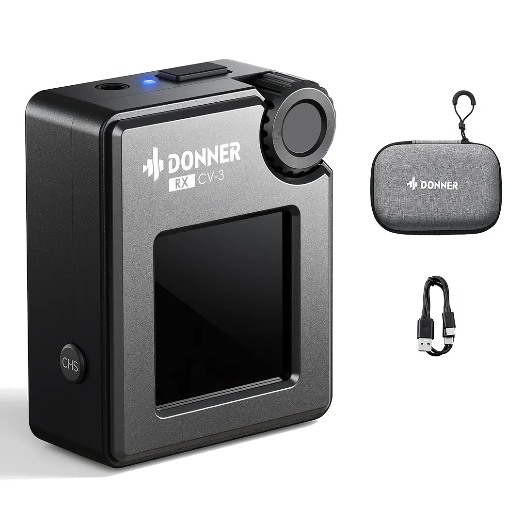 Sistema de monitorización Donner CV-3 intraaural inalámbrico  9