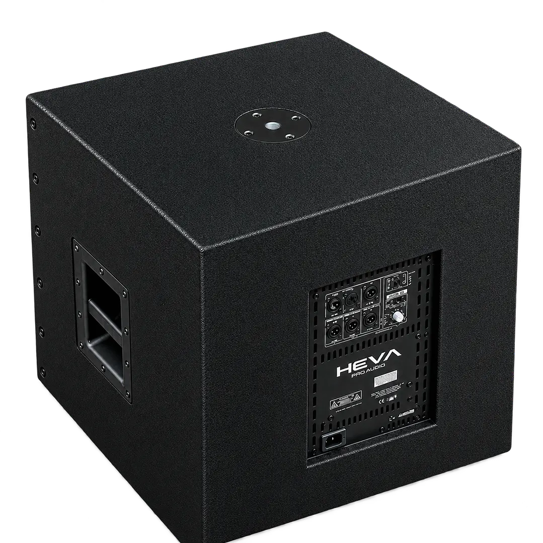 Sub bajo activo Heva Pro Audio 800W de 18