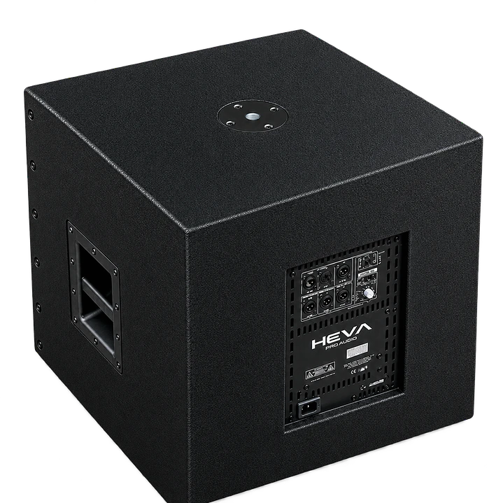 Sub bajo activo Heva Pro Audio 800W de 18