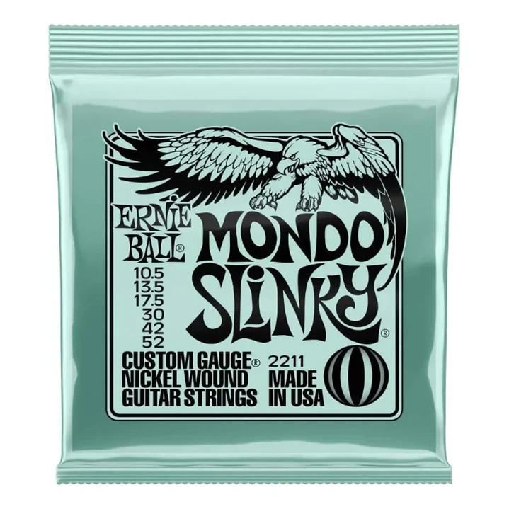Cuerdas guitarra eléctrica Ernie Ball 2211 Mondo Nickel 10.5-52 1
