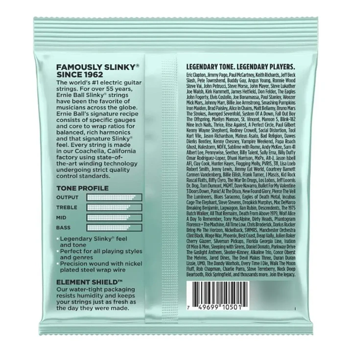 Cuerdas guitarra eléctrica Ernie Ball 2211 Mondo Nickel 10.5-52 2