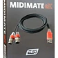 Cable Interfaz MIDI USB 2.0 con 2 Puertos I/O MIDIMATE eX ESI - Miniatura 4